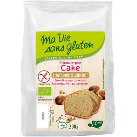 Amandel kastanje cakemix bio - glutenvrij