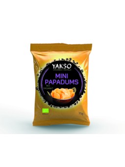 Mini papadums bio