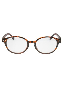 Leesbril mat Havana rond +1.00