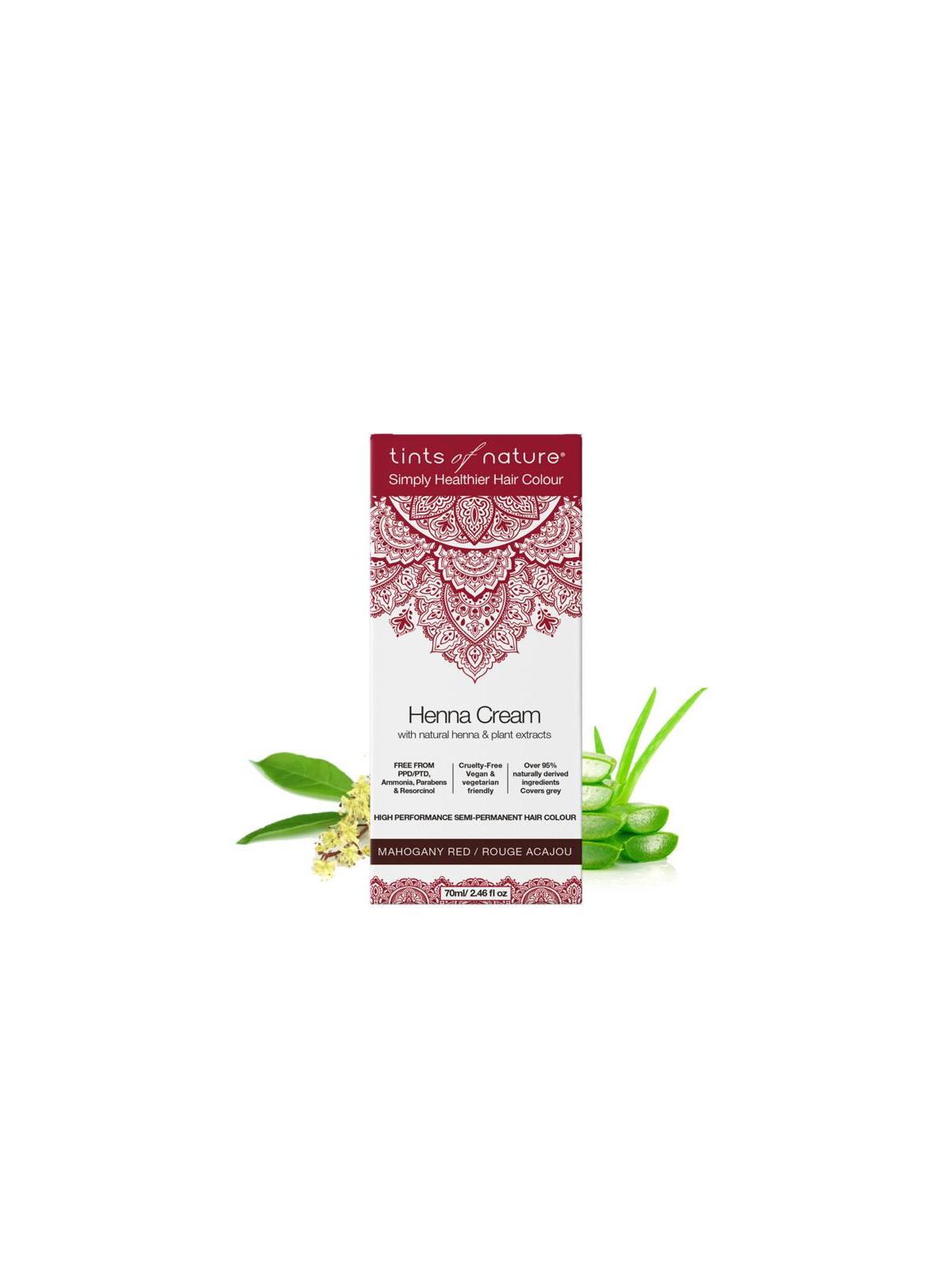 Henna cream mahogany red semi permanent