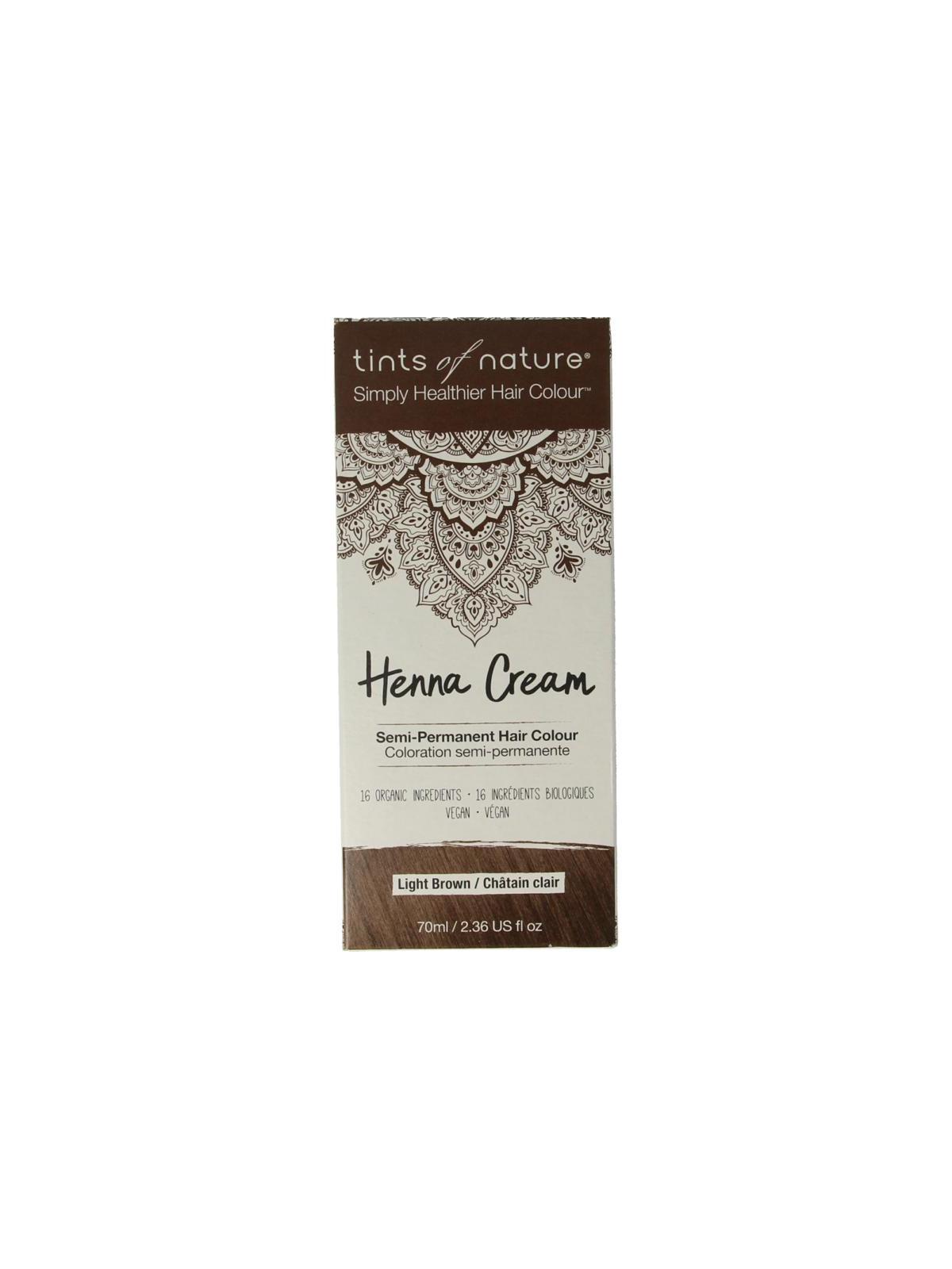 Henna cream light brown semi permanent