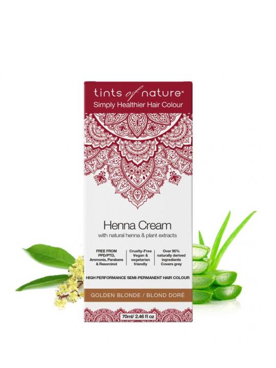 Henna cream golden blond semi permanent