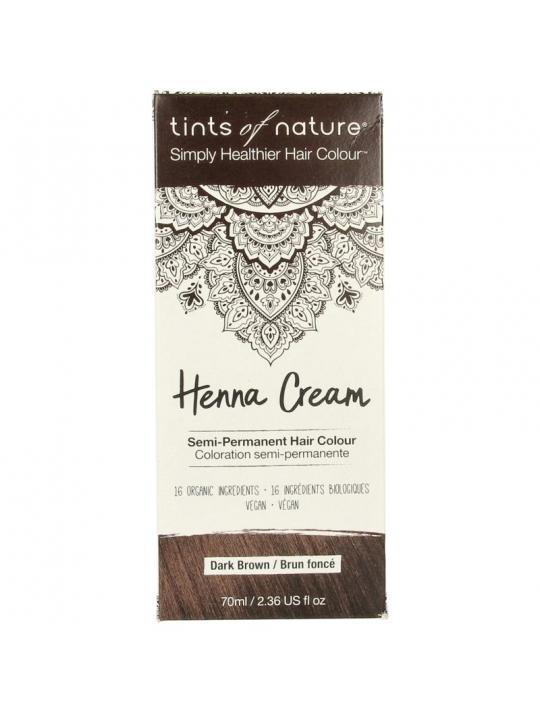 Henna cream dark brown semi permanent