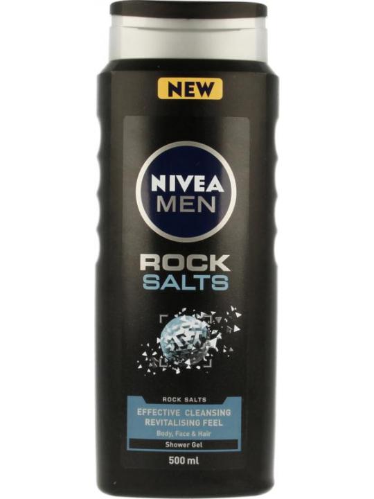 Men douchegel rock salts