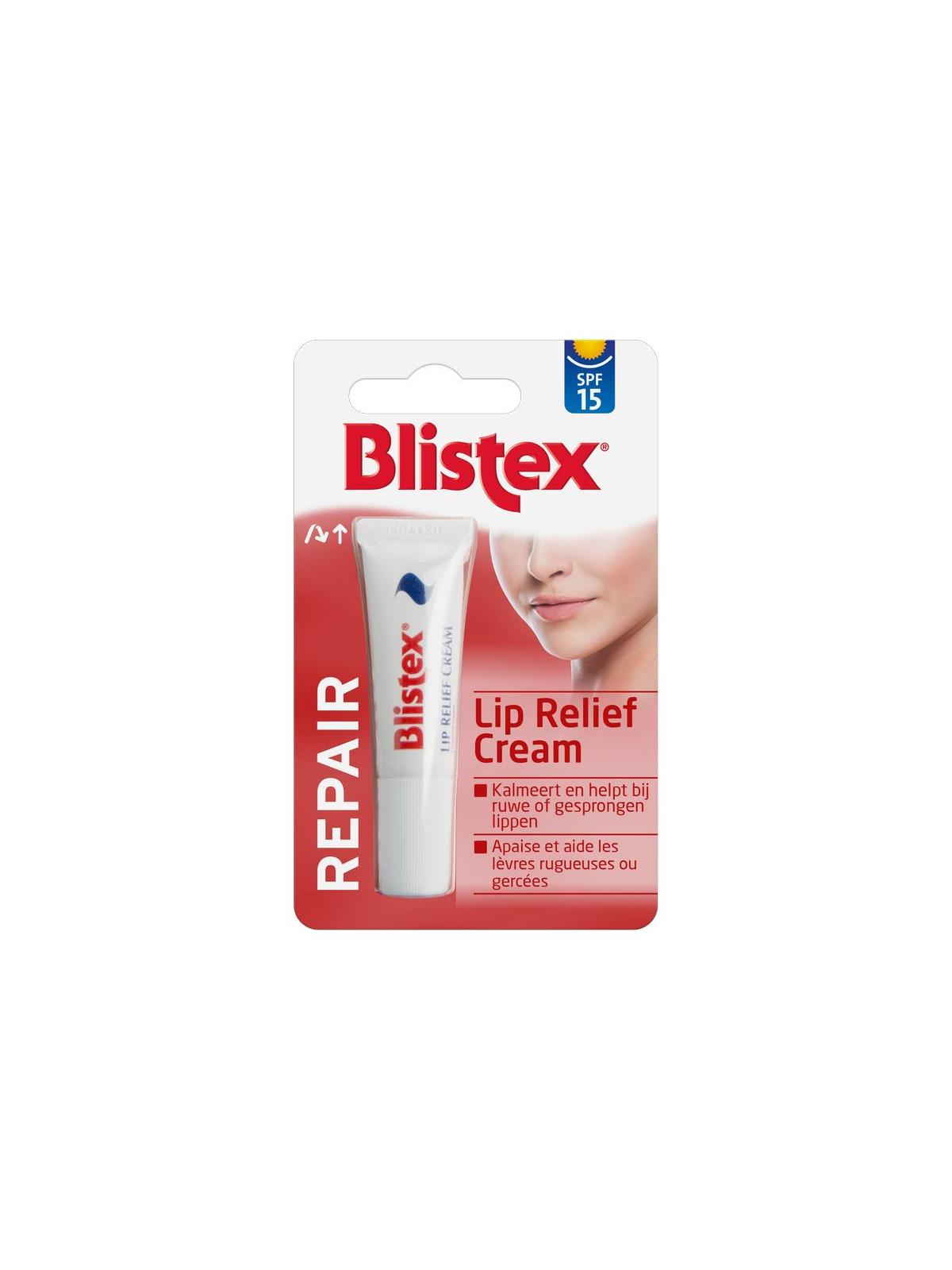 Lip relief cream blister