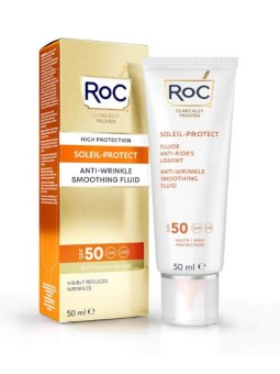 Soleil protect anti wrinkle smoothing fluid SPF50+