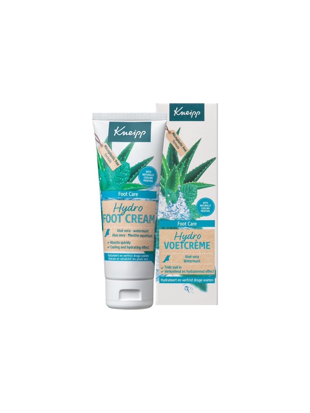 Foot care hydro voetcreme aloe vera watermunt