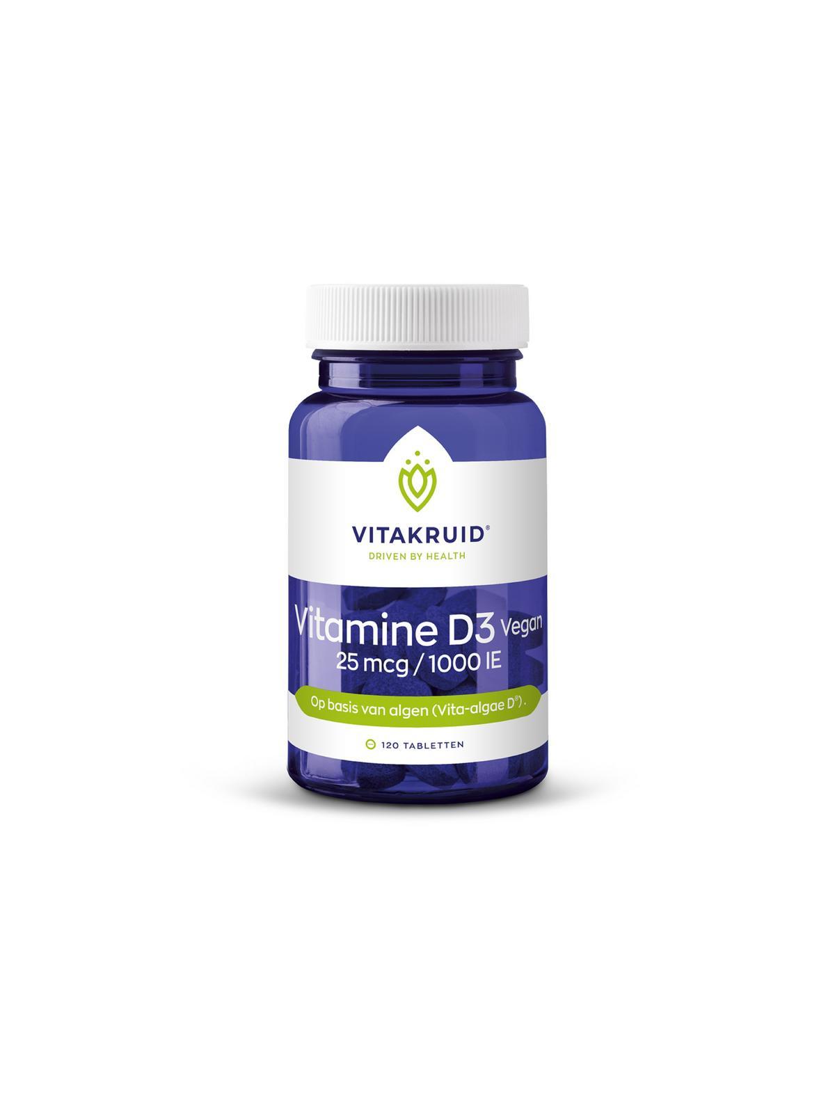 Vitamine D3 Vegan 25 mcg / 1000 IE