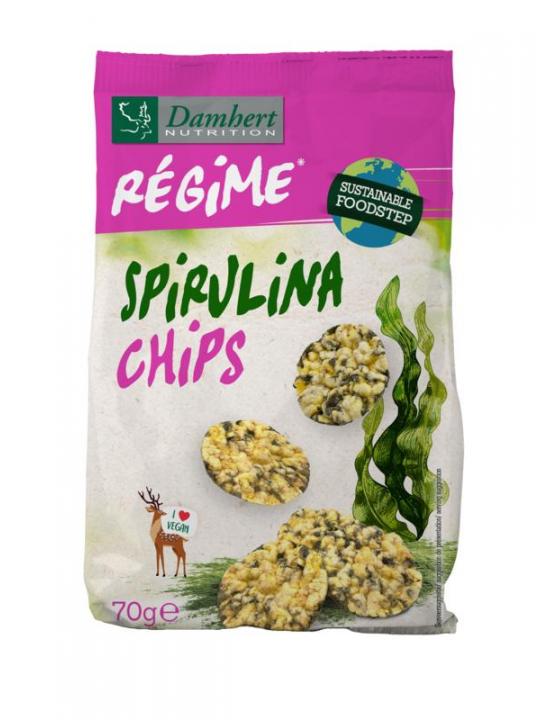 Spirulina chips