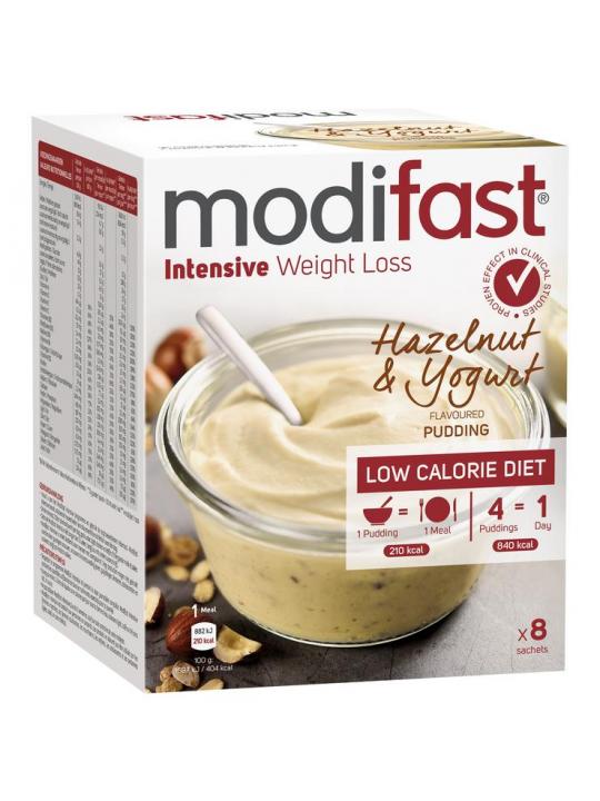 Intensive pudding hazelnoot & yoghurt 8 zakjes