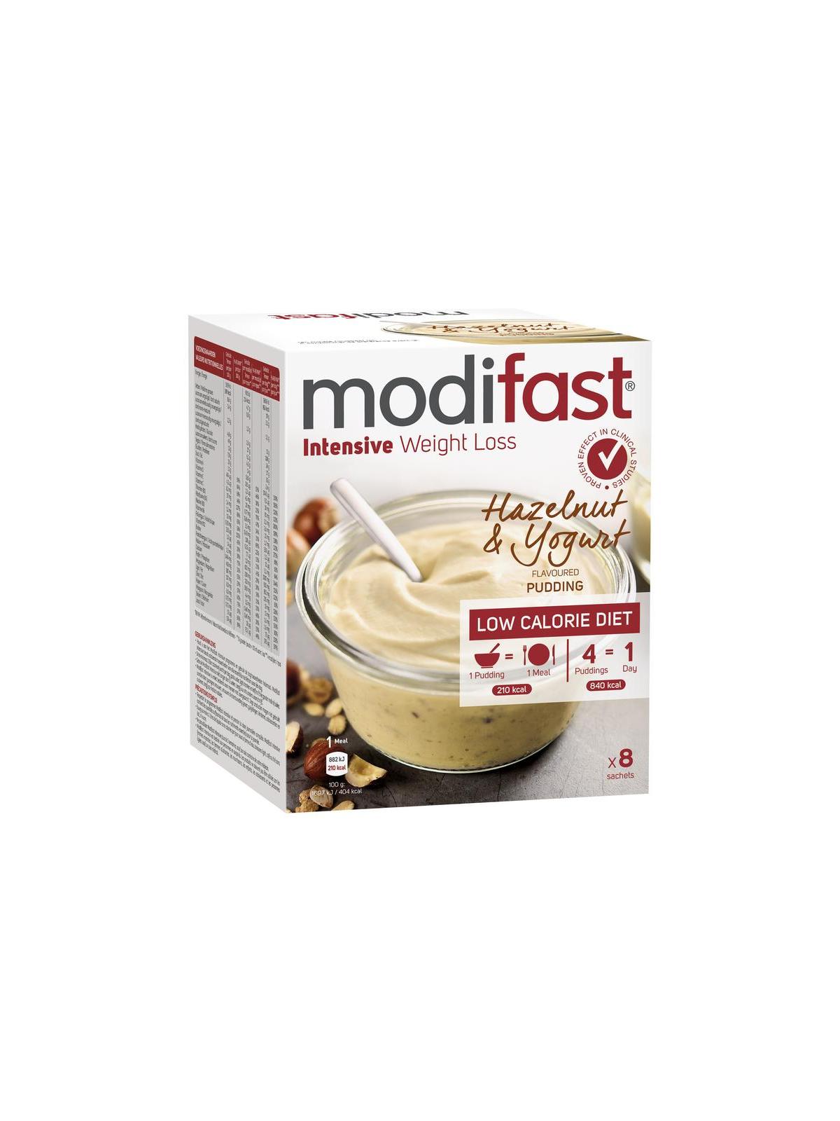 Intensive pudding hazelnoot & yoghurt 8 zakjes