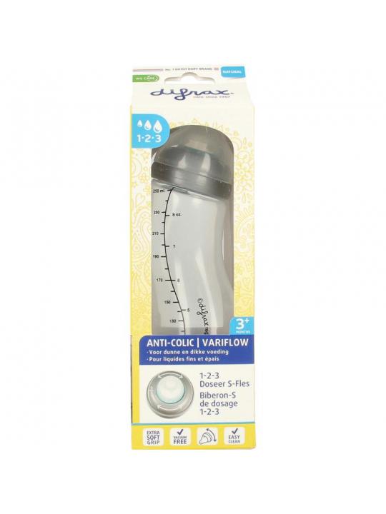 S-fles natural 1 2 3 doseer 250ml