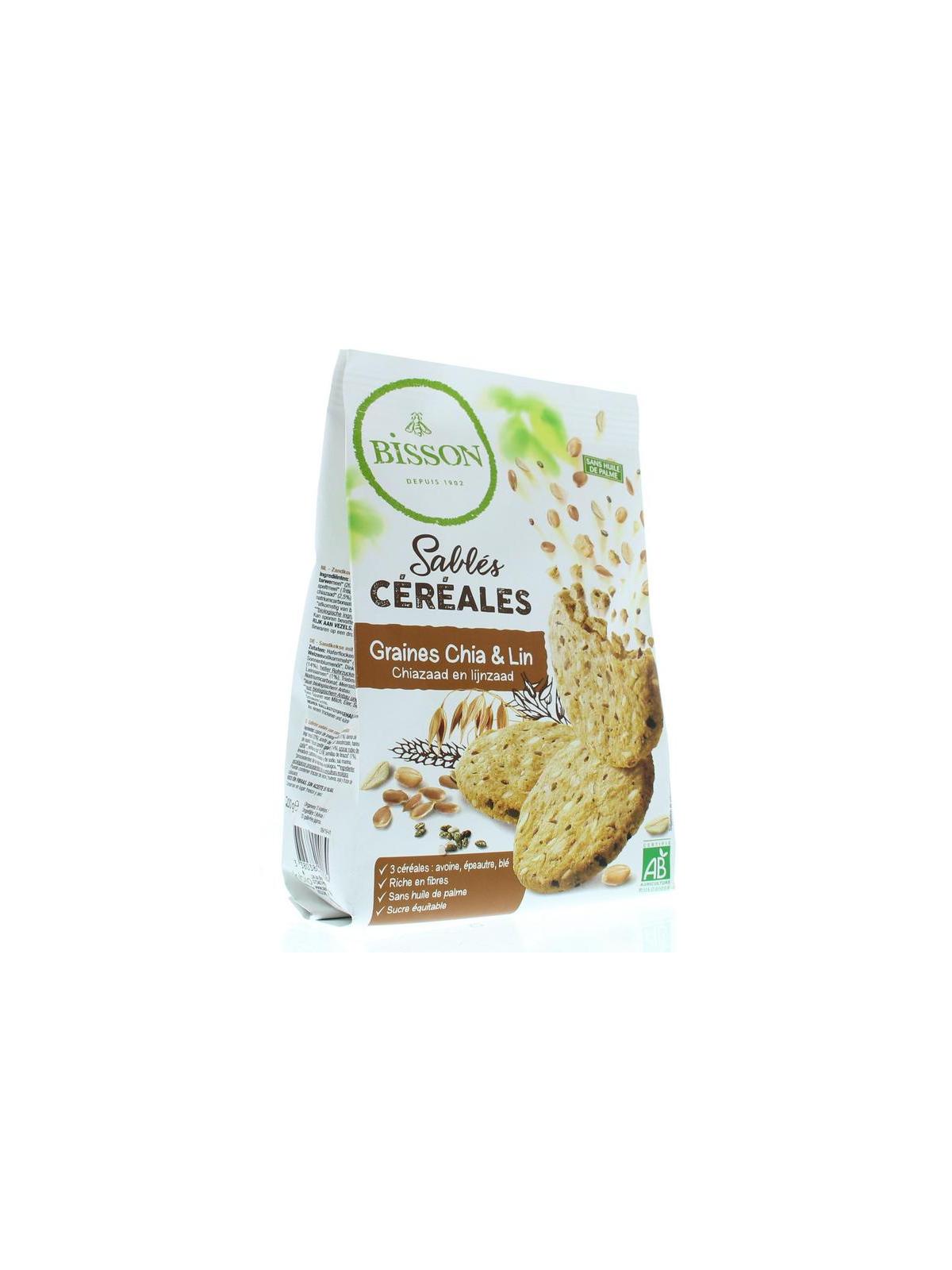 Zandkoekjes chia & lijnzaad bio