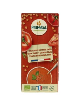 Soep tomaat rode linzen bio