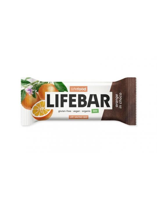 Lifebar inchoco sinaasappel bio raw