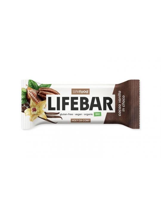 Lifebar inchoco chocolade vanille raw bio