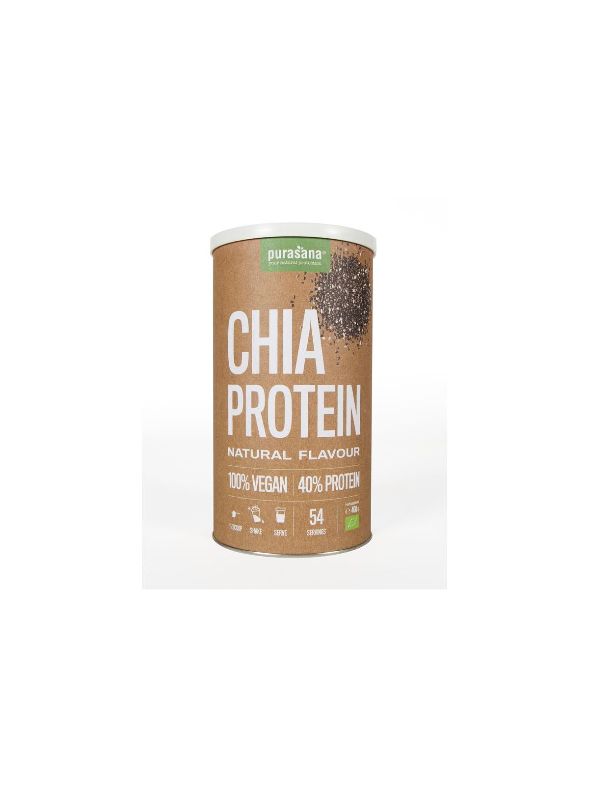 Chia proteine 40% naturel vegan bio