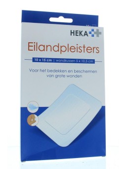 Eilandpleister 10 x 15cm steriel