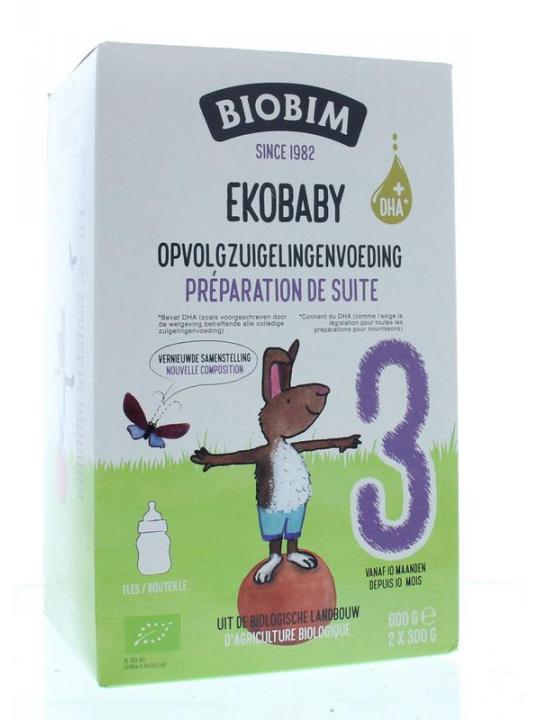 Ekobaby 3 opvolgzuigelingenvoeding 10+ maanden bio