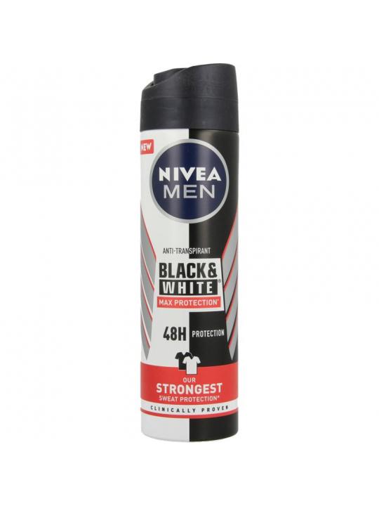 Men deodorant spray black & white max protection