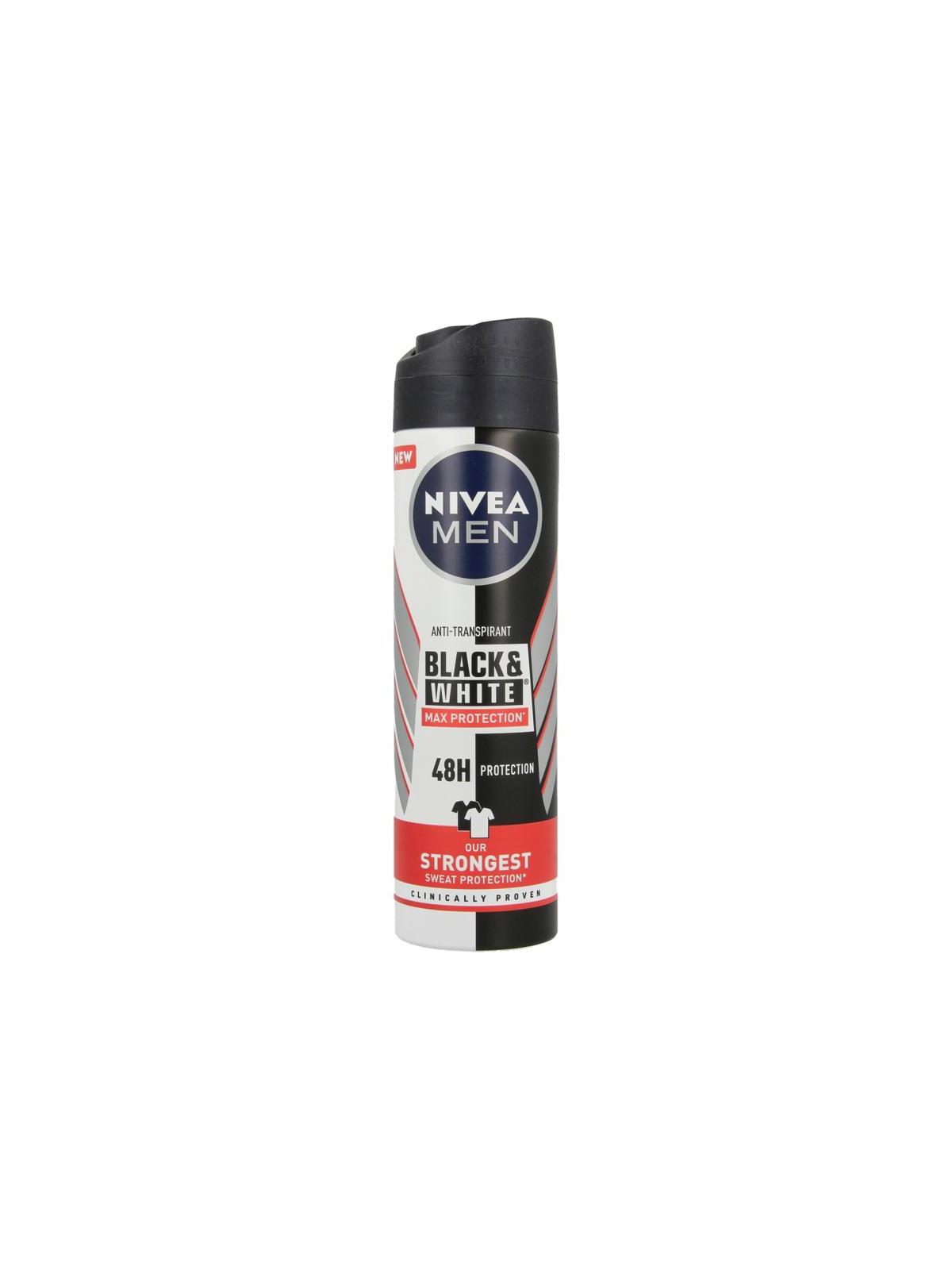 Men deodorant spray black & white max protection