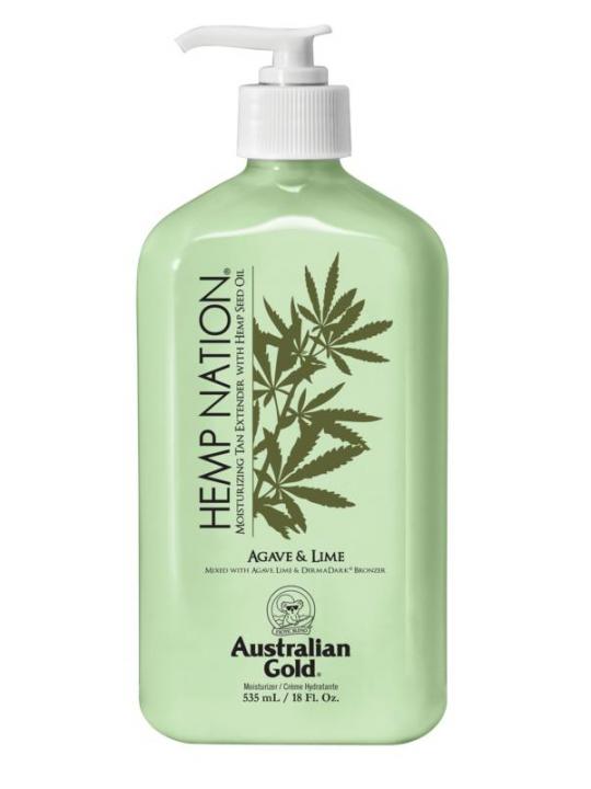 Hemp nation tan extender agave & lime