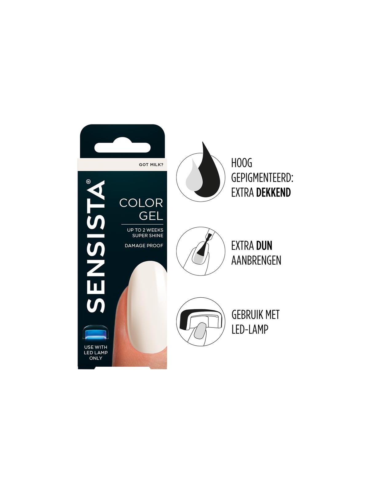 Color gel got milk
