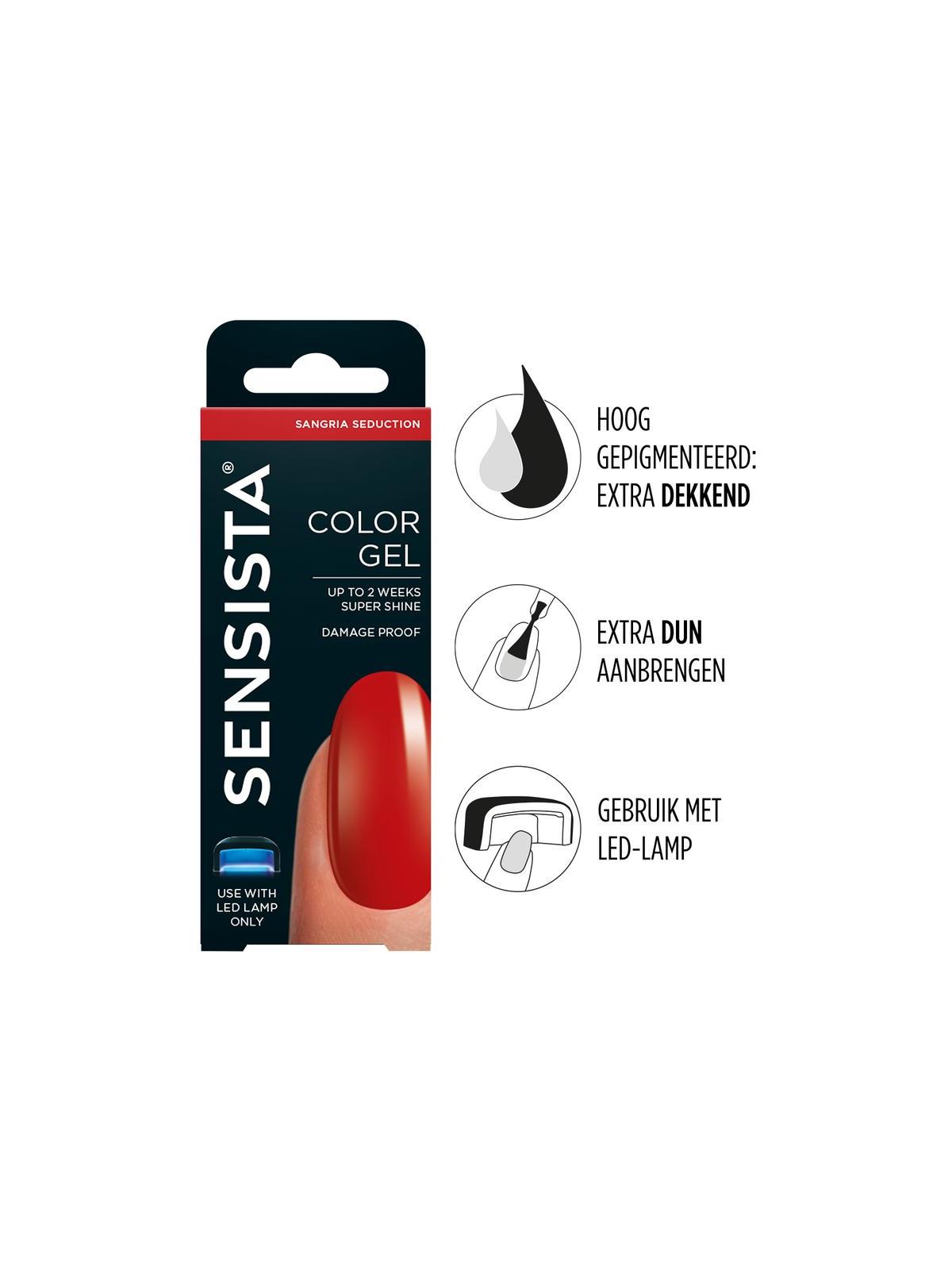 Color gel sangria seduction