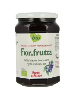 Wilde blauwe bosbessen jam bio