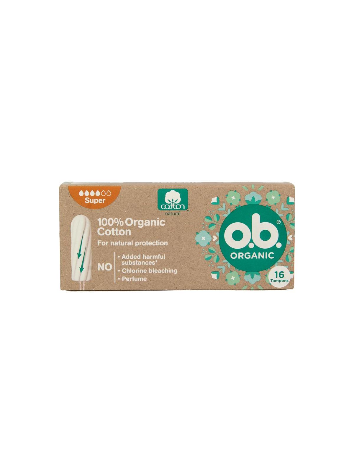 Tampons organic super