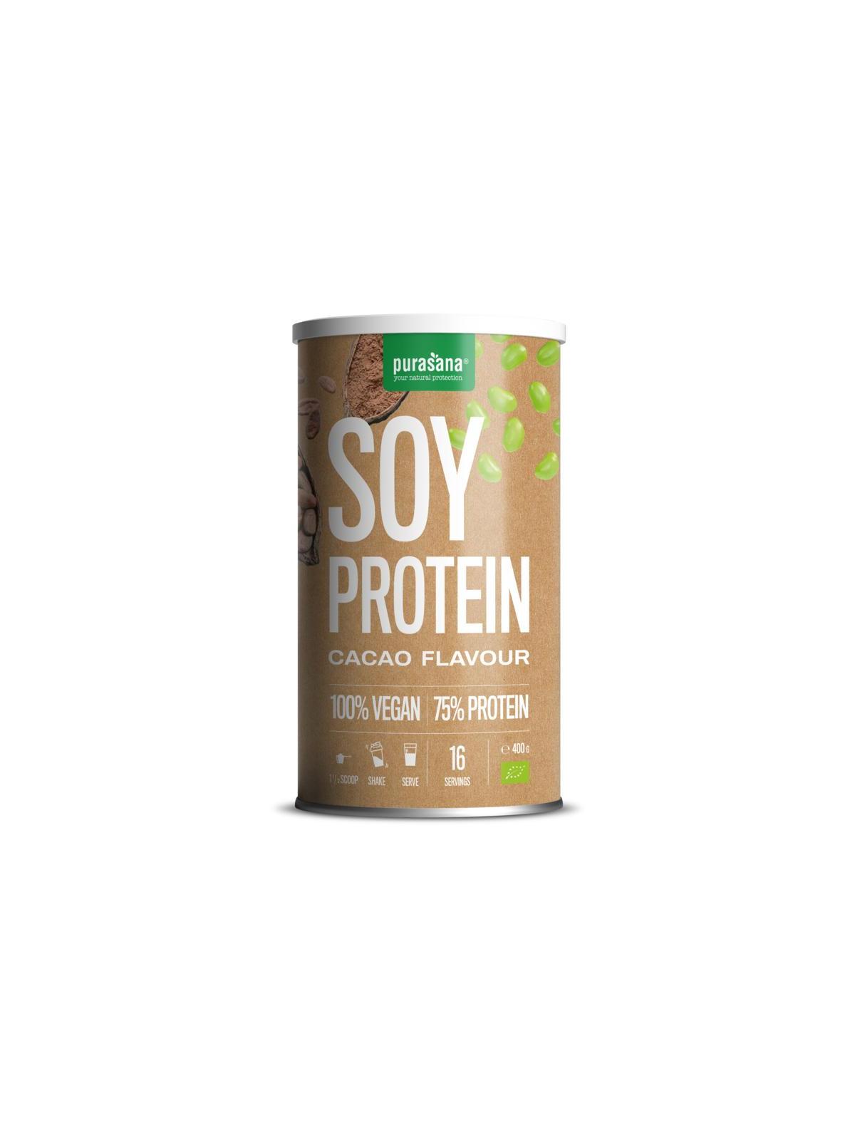 Proteine soja cacao vegan bio