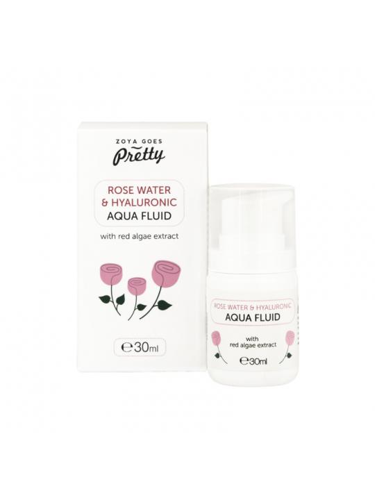 Rose water & hyaluronic aqua fluid