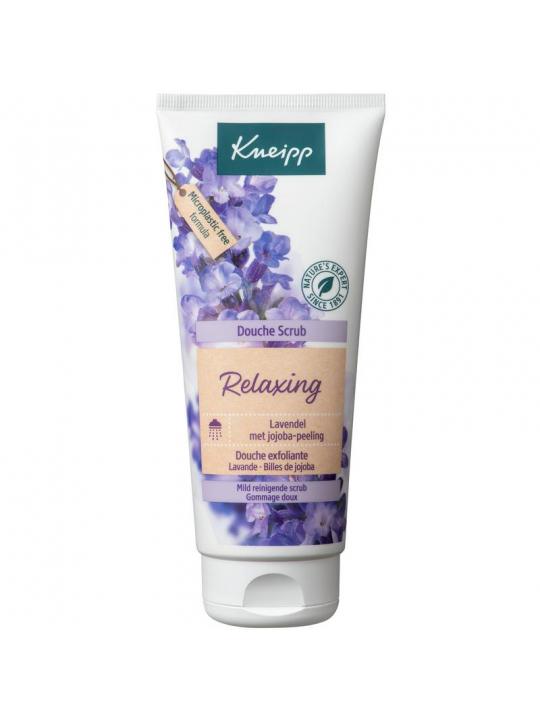 Relaxing douche scrub lavendel en jojoba peeling