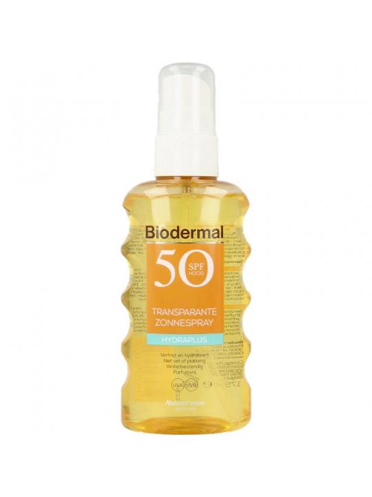 Hydra plus transparante zonnespray SPF50