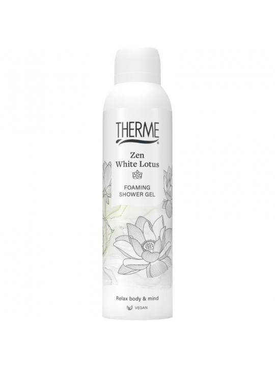 Zen white lotus foaming shower gel