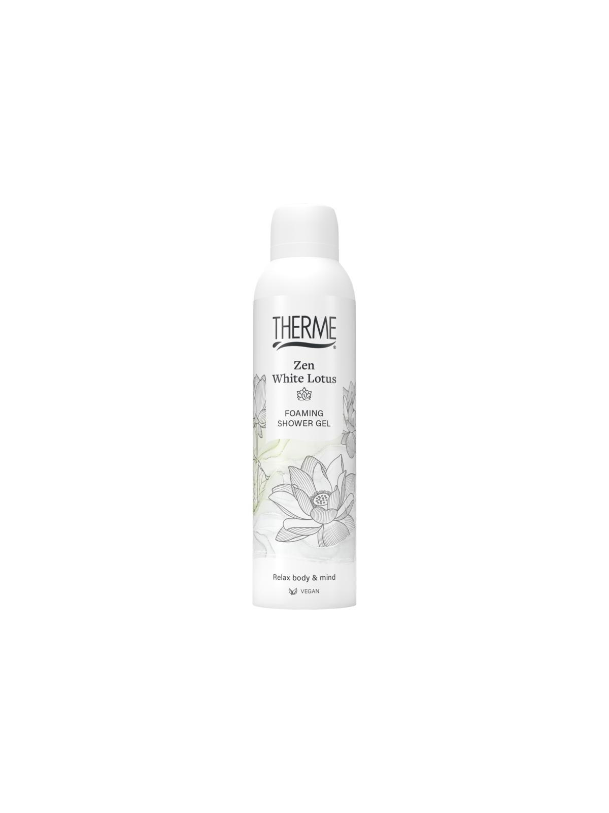 Zen white lotus foaming shower gel