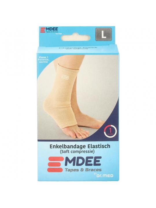 Elastic support enkel maat L huidskleur