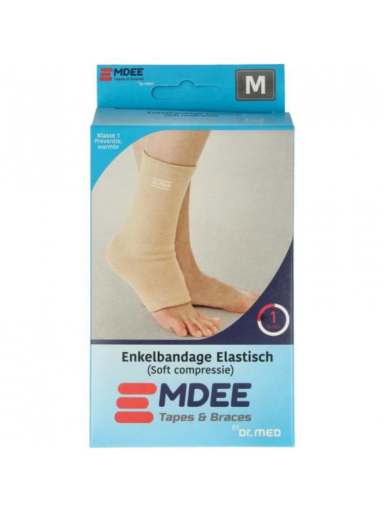 Elastic support enkel maat M huidskleur