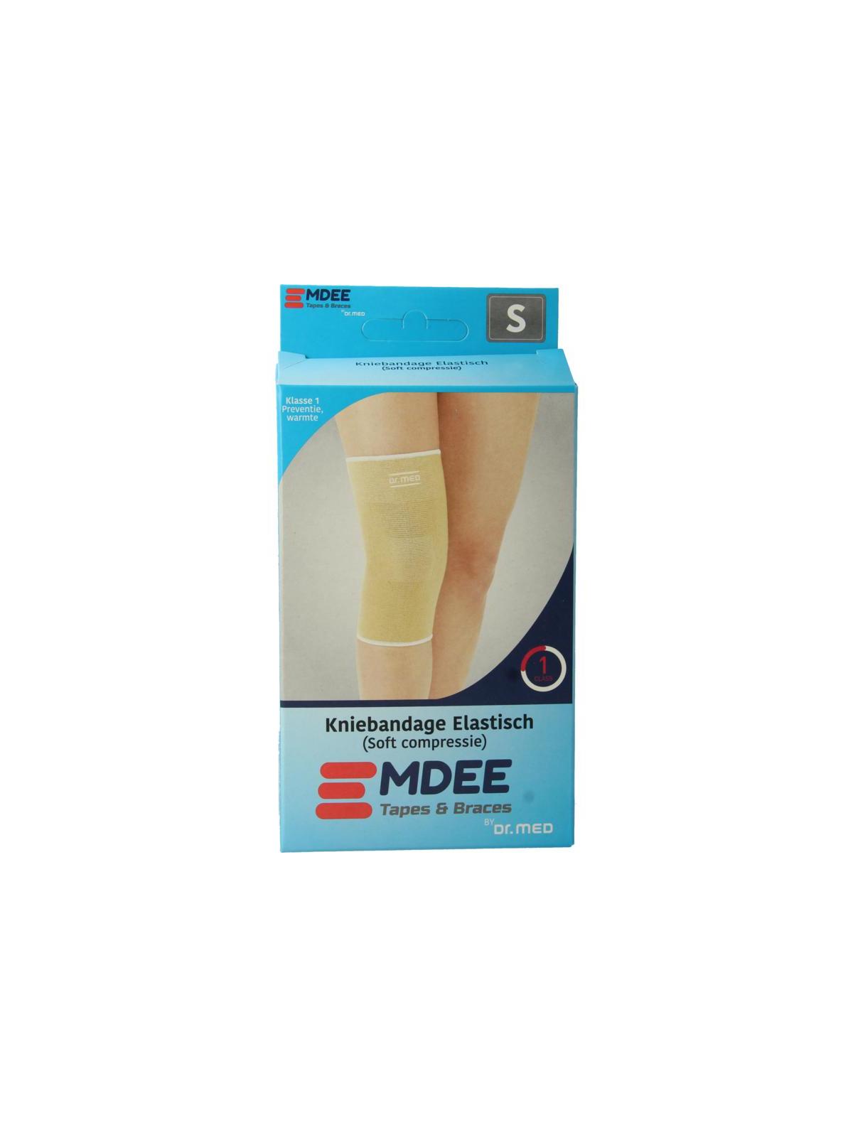 Elastic support knie maat S huidskleur