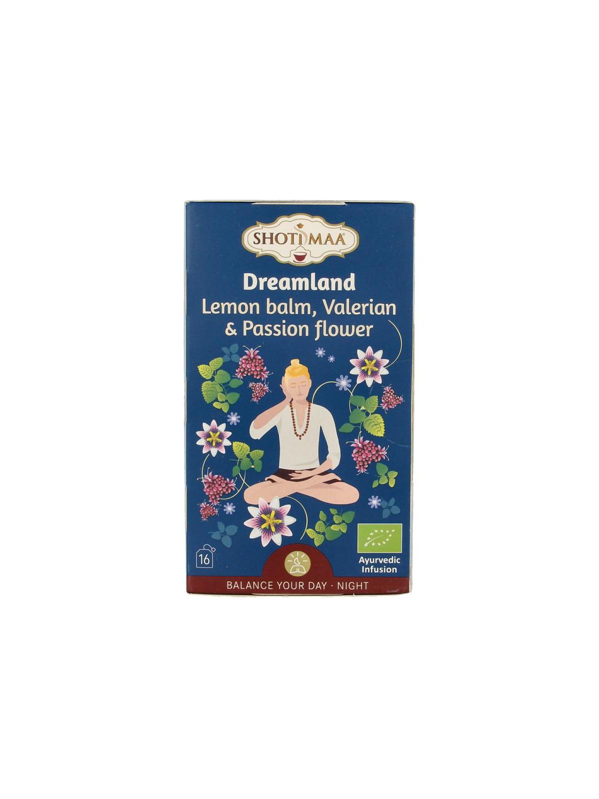 Dreamland lemon balm, valerian & pass flower bio