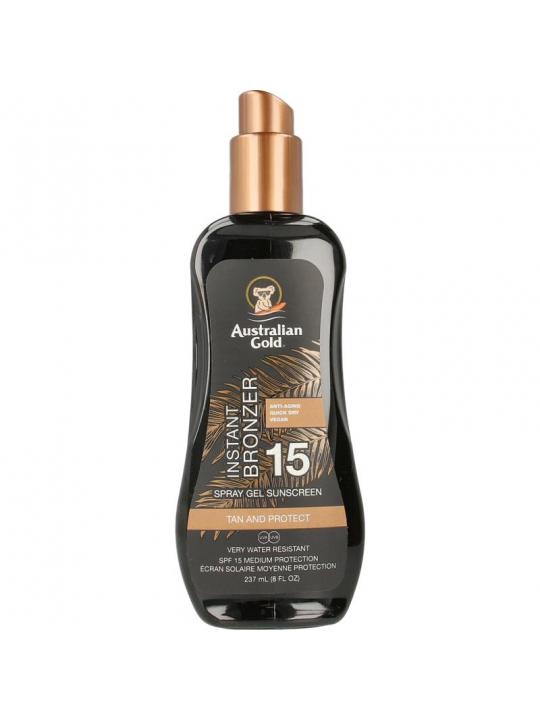 Spray gel met bronzer SPF15