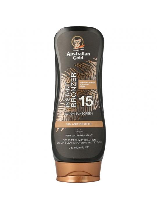 Lotion met bronzer SPF15