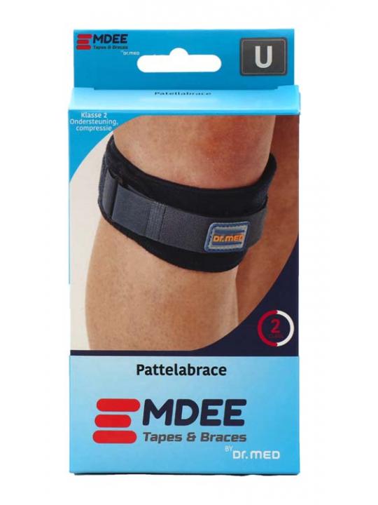 Knie/patella supportband blauw