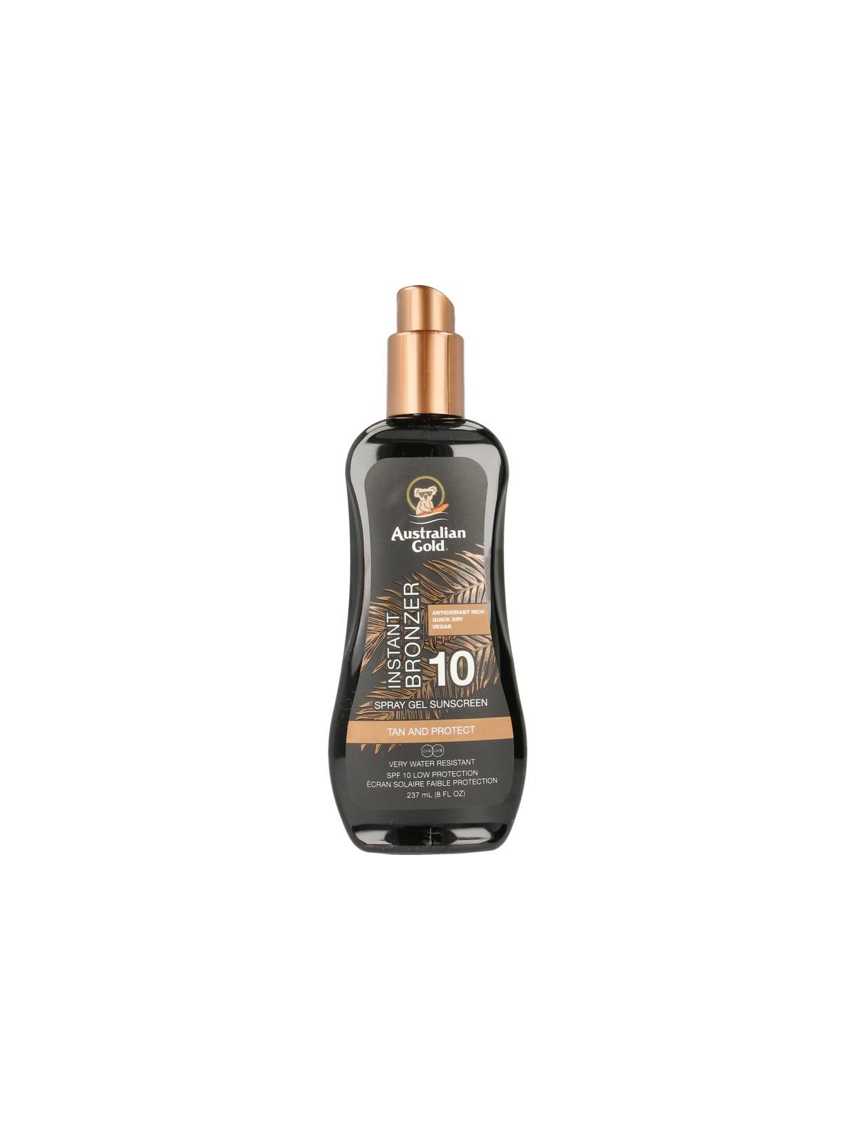 Spray gel met bronzer SPF10