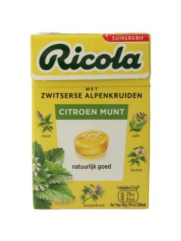 Citroen munt suikervrij doosje