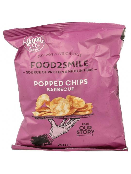 Popped chips barbeque