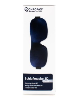 Slaapmasker blauw geweven