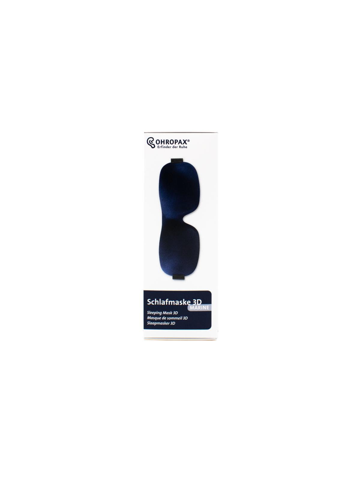 Slaapmasker blauw geweven