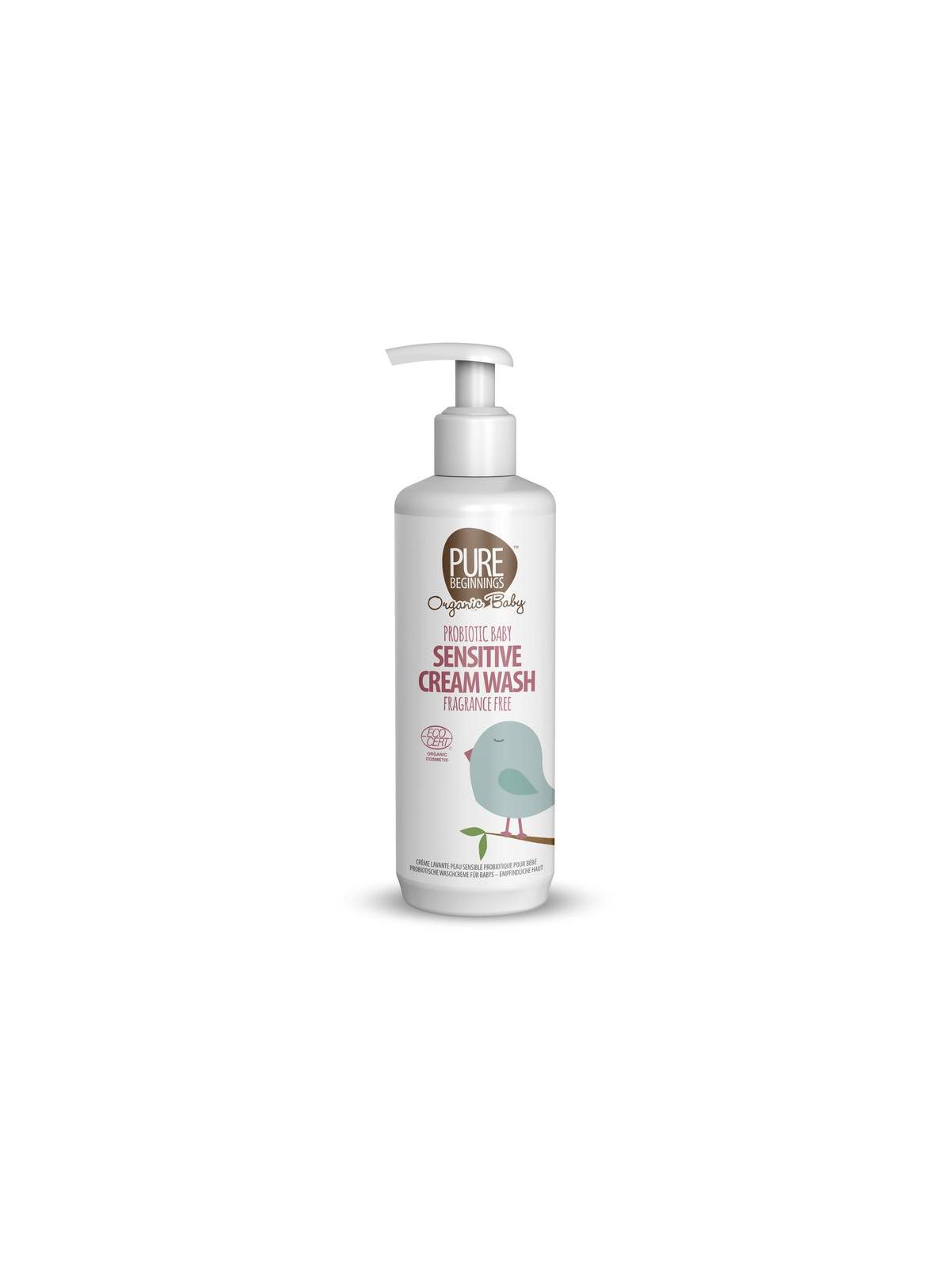 Probiotic baby sensitive cream wash