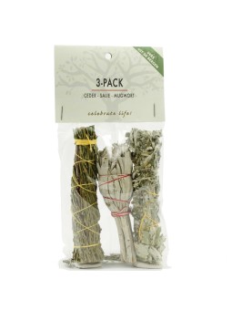 Smugde 3 pack witte salie ceder & mugwort